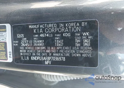 2023 Kia Sportage Lx from USA, damaged, VIN KNDPU3AF8P7036978